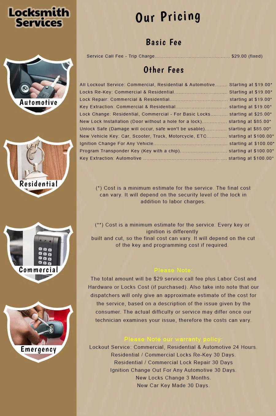 Elite Locksmith Services Prospect Heights, IL 847-483-5787